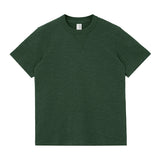 ヘビーウェイト スラブ Tシャツ ダークグリーン 正面