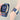ブルー の ミリタリー ナイロン Apple Watch バンド