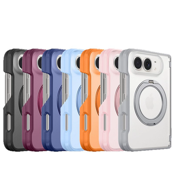 iPhone Duo用リングスタンド付きケースの全7色イメージ