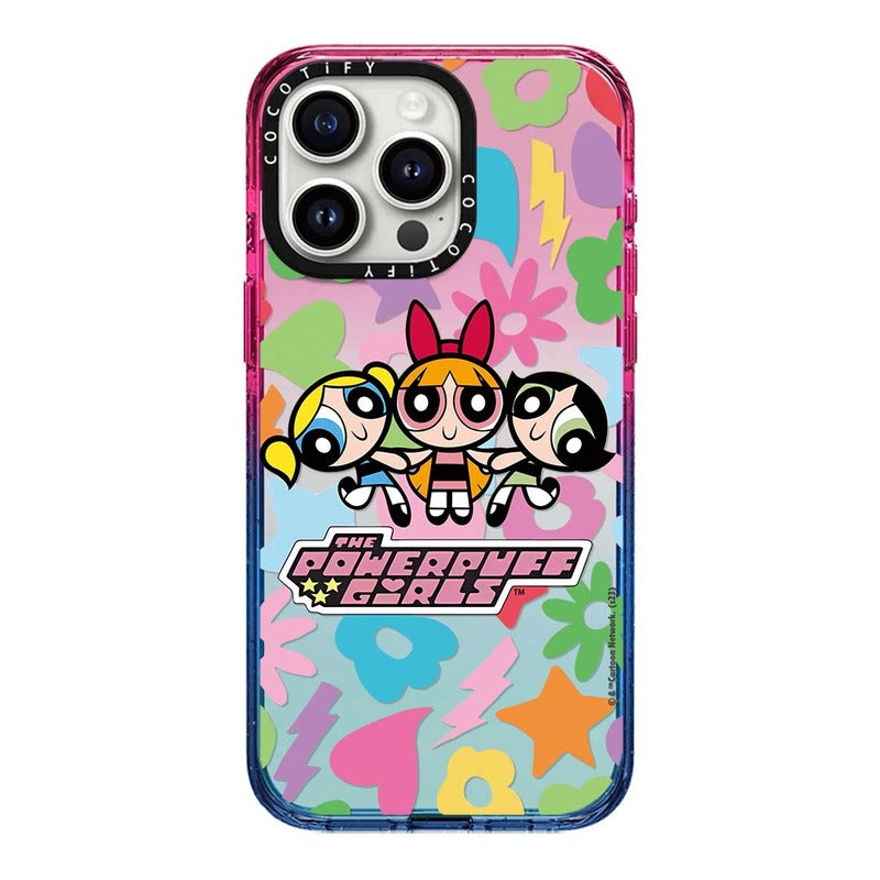 グラフィティ花柄 ソフトパステル iPhone ケース カートゥーン ガール キャラクター 花 ドードル アクリル かわいい
