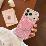 ドット柄 星型スタンド付き iPhoneケースの商品画像 10