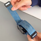リネン調 ナイロン マグネット Apple Watchバンド 詳細画像 5