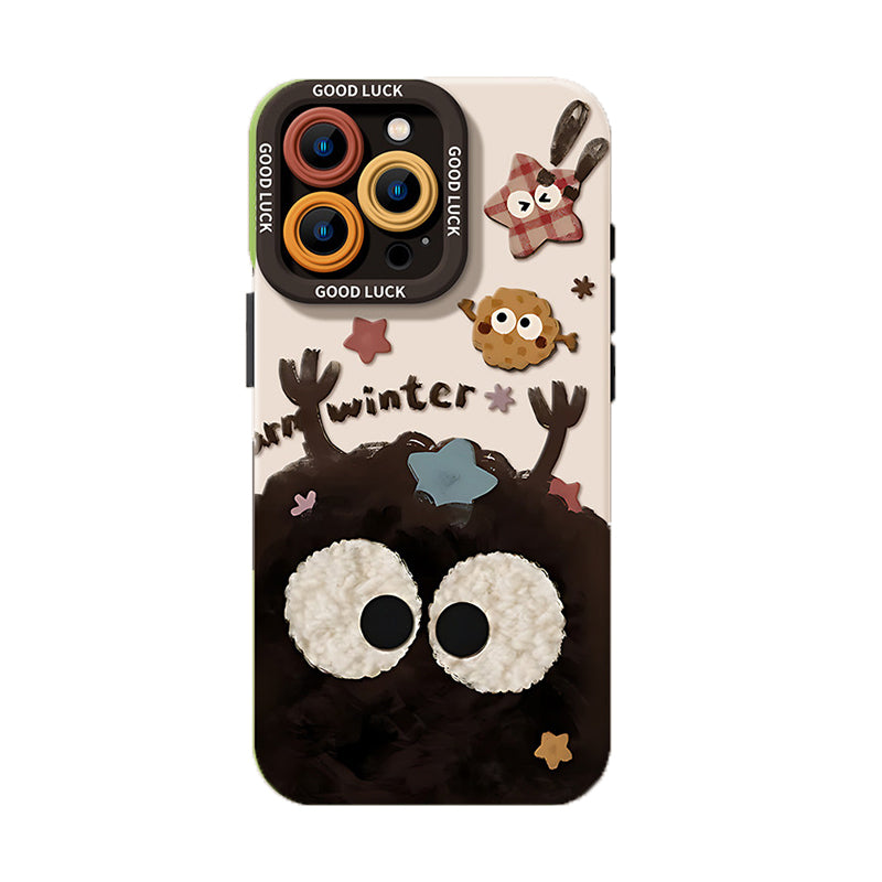 ビッグアイ キャラクター iPhoneケース 白背景商品画像 13