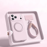 ピンクの回転リングスタンド付きiPhoneケース 商品イメージ