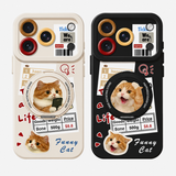 キャットコラージュ リングスタンド iPhoneケース 商品参考画像 7