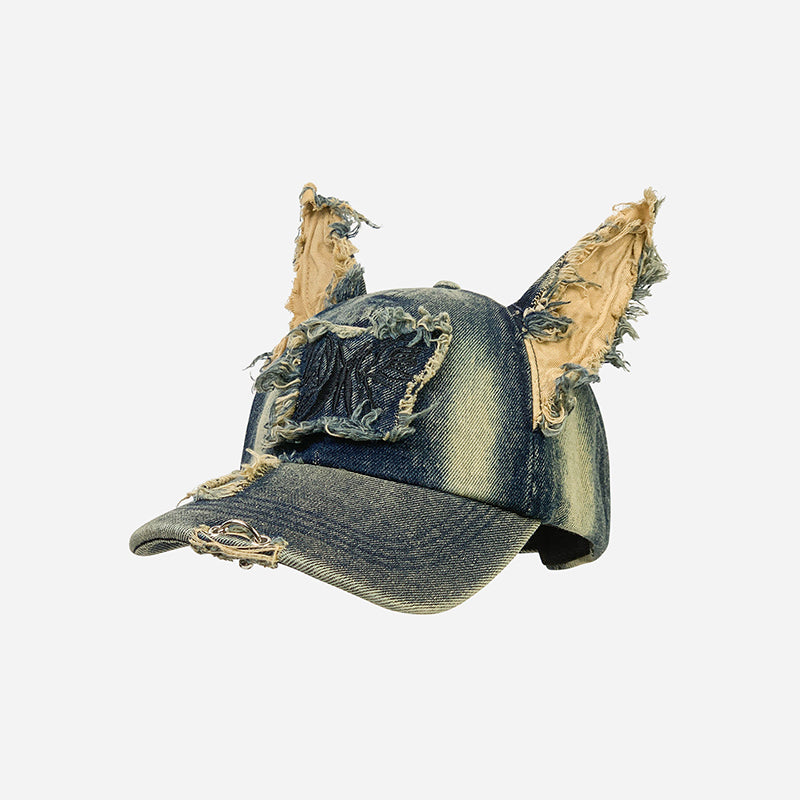 バタフライのy2kダメージキャップ、単体SKU画像