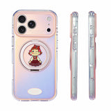 ライトグリーン 回転スタンド iPhoneケース ケース単品