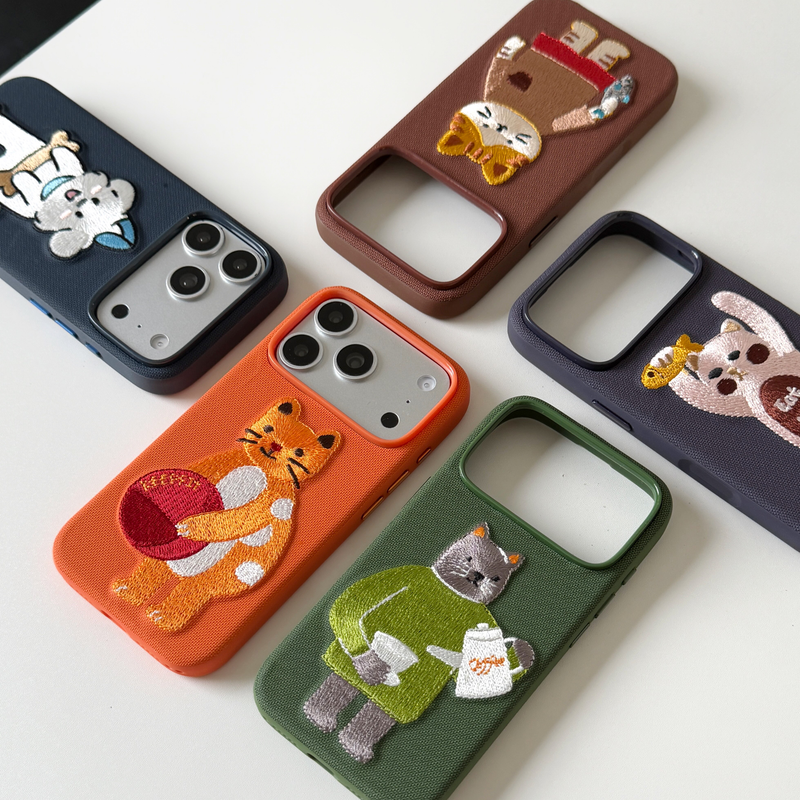刺繍アニマル iPhoneケース ディテール 7