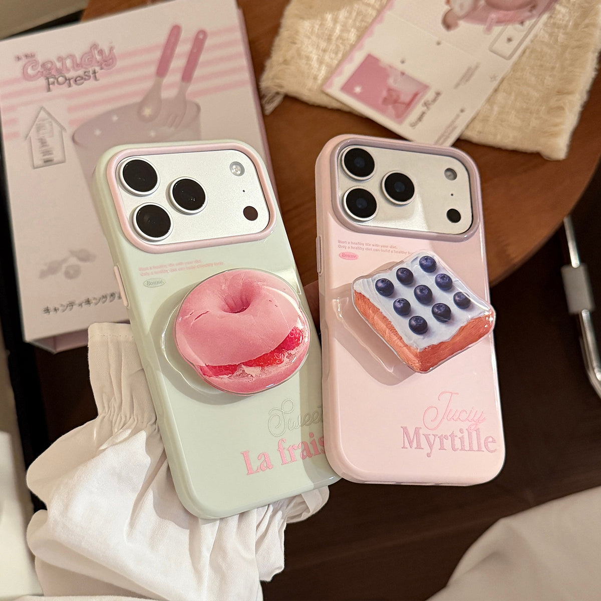 ベーカリーモチーフ グリップスタンド iPhoneケースの商品画像 14