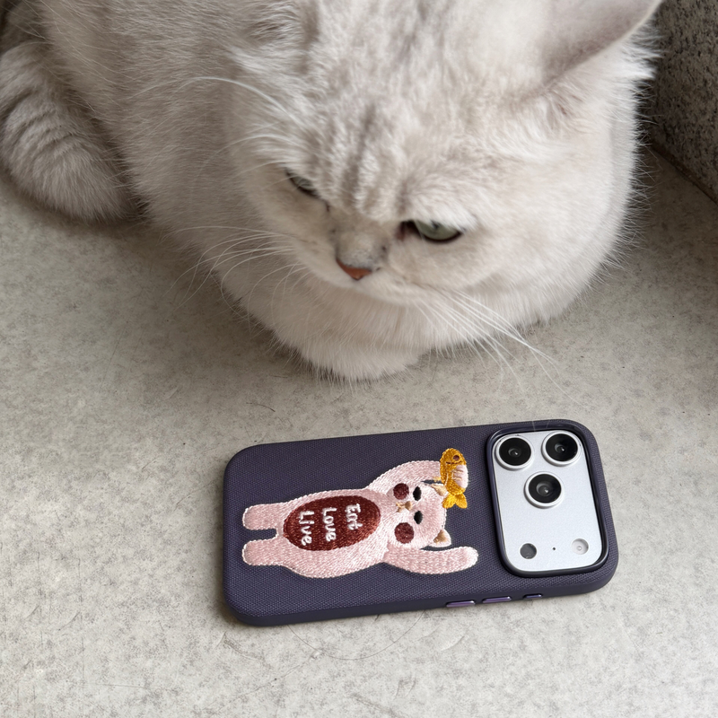 刺繍アニマル iPhoneケース ディテール 8