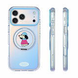 ブルー 回転スタンド iPhoneケース ケース単品