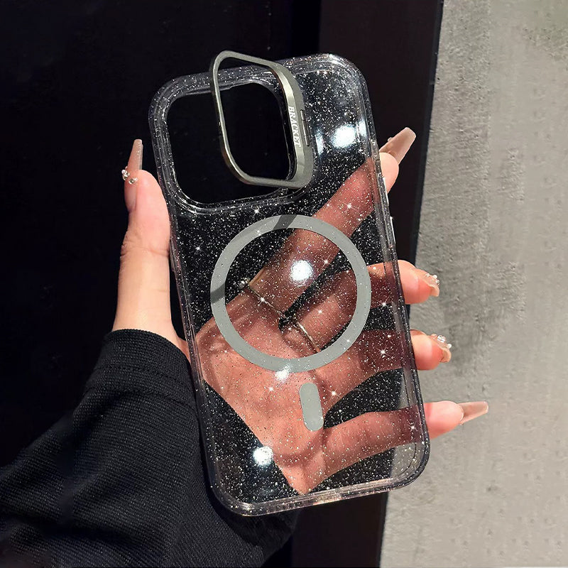 グリッター メタルスタンド iPhoneケースの商品画像 16