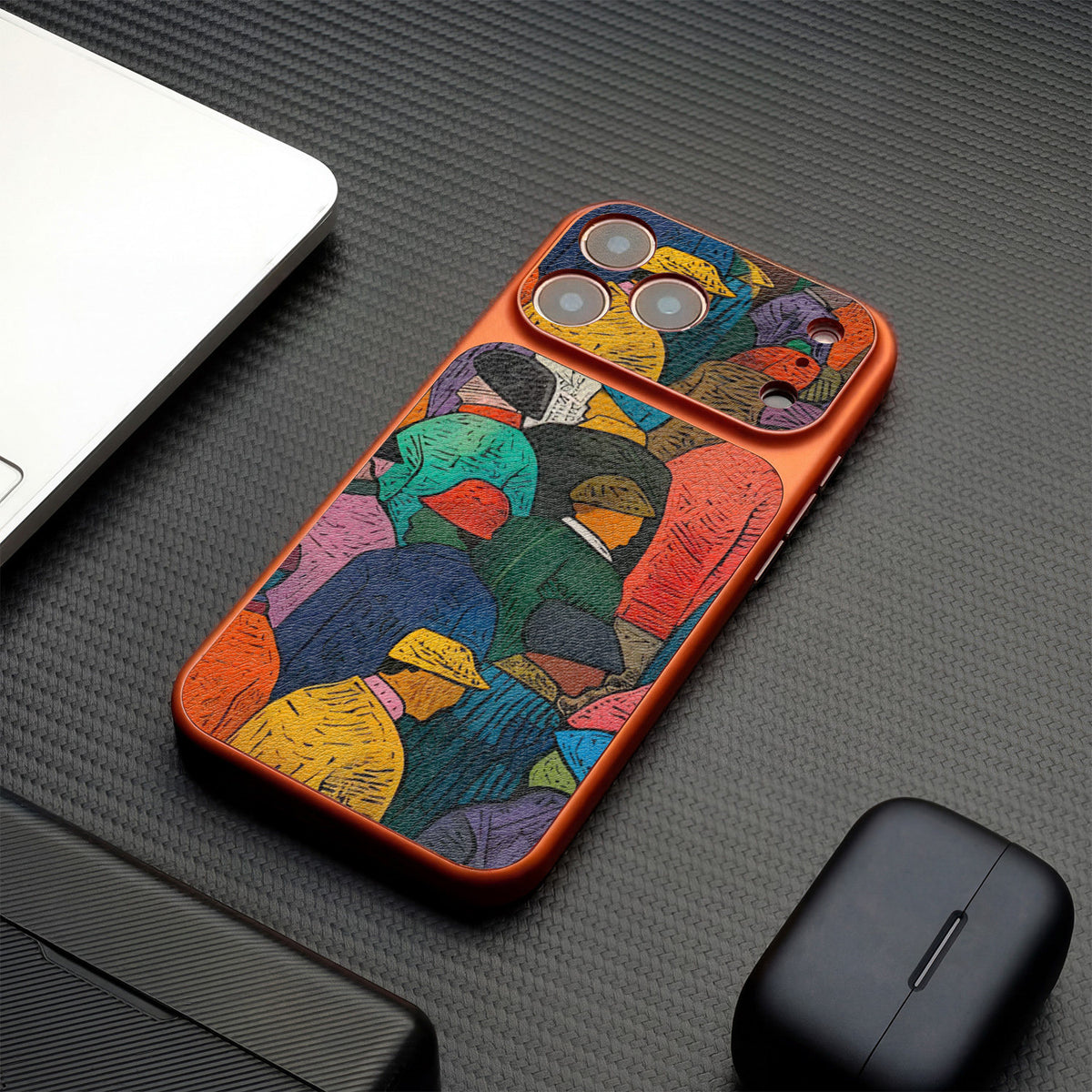 ヴィンテージ群像アート iPhoneケース バリエーション画像