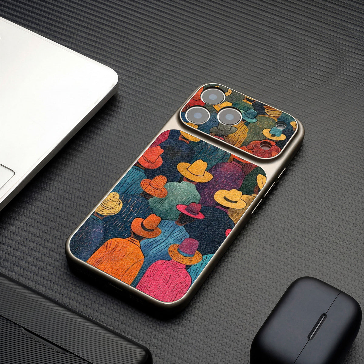 ヴィンテージ群像アート iPhoneケース バリエーション画像