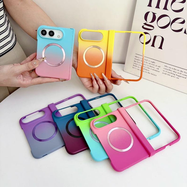 グラデーション 折りたたみ iPhoneケース