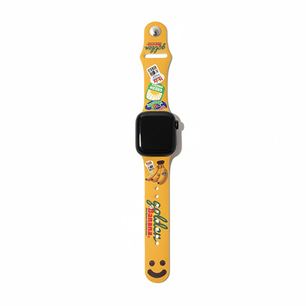 Banana Pattern Silicone Apple Watch Band