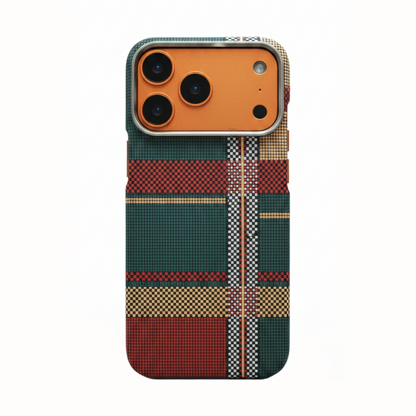Kevlar-style iPhone Case MagSafe Half-Cover