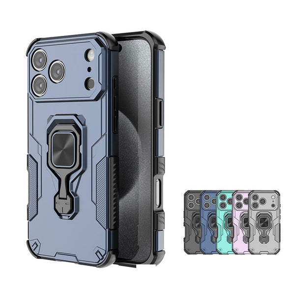 カード収納付きiPhoneケース｜手首ストラップ×レザー