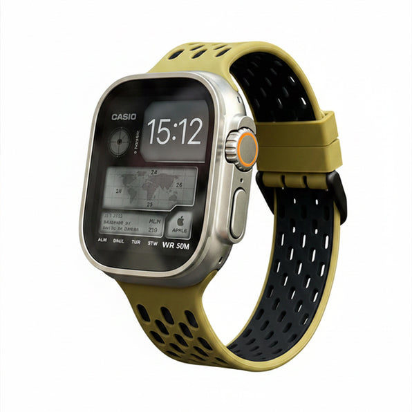 Two-tone Silicone Sport Apple Watch Band
