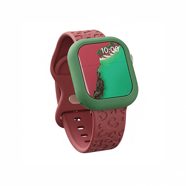 Stylish & Simple Leopard Print Apple Watch Band & Case Set (6 Colors)