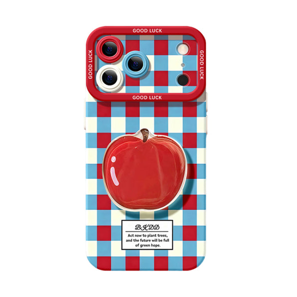 Gingham Check Silicone iPhone Case (3 patterns available)