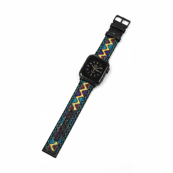 Ethnic Pattern Apple Watch Band Jacquard