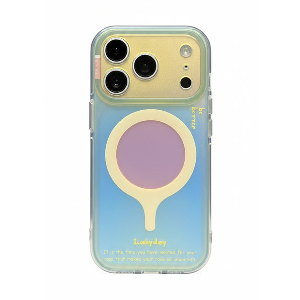 Aurora Neon Color Gradient MagSafe Compatible Phone Case (Available in 4 Colors)