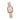 ライトピンクのカラーレジンリンク ケースセット Apple Watchバンド