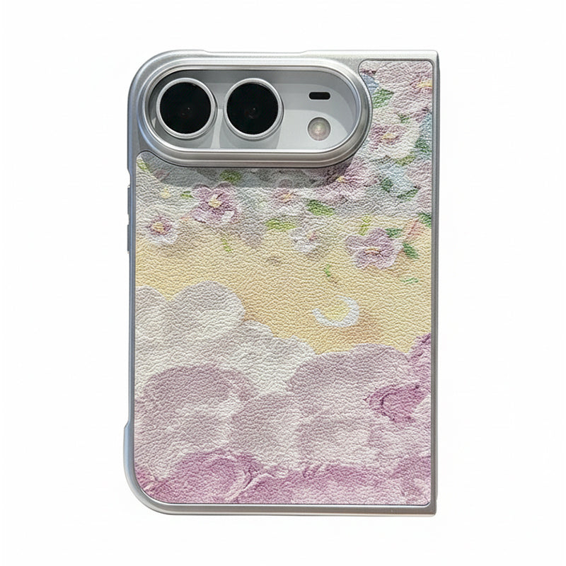 油絵風花柄iPhone Duoケースのデザイン・使用イメージ 16