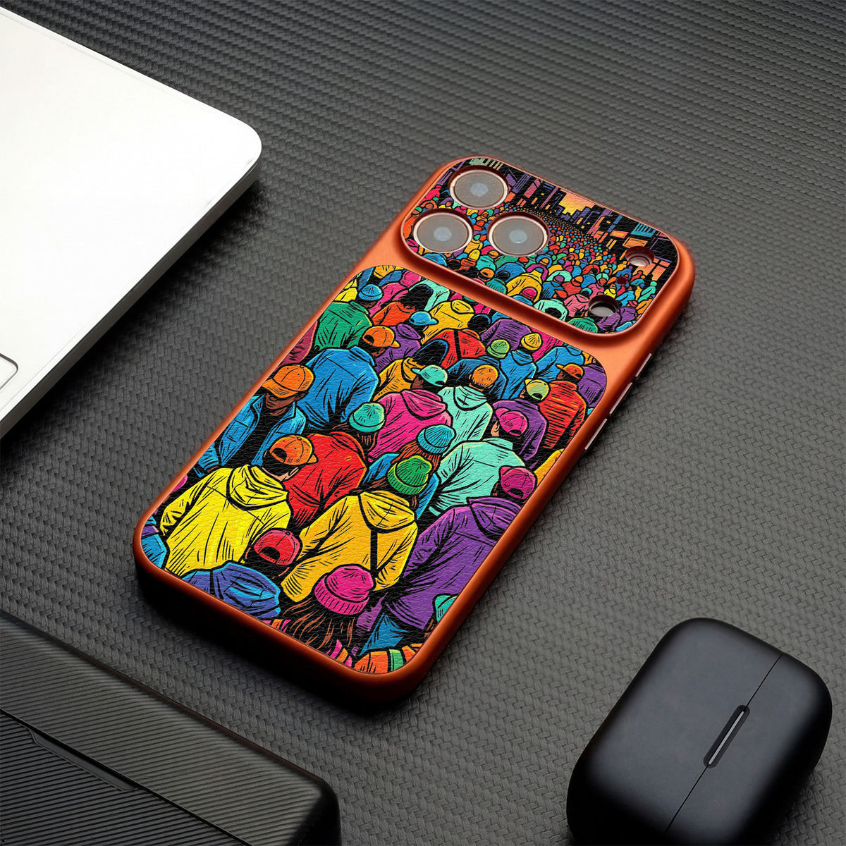 ヴィンテージ群像アート iPhoneケース バリエーション画像