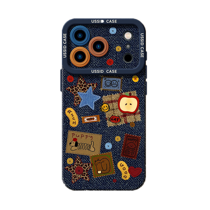 デニムスター デニムワッペン iPhoneケース 白背景商品画像
