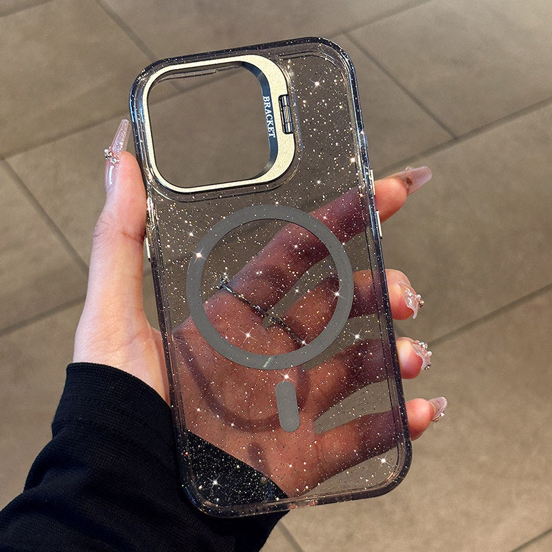グリッター メタルスタンド iPhoneケースの商品画像 34