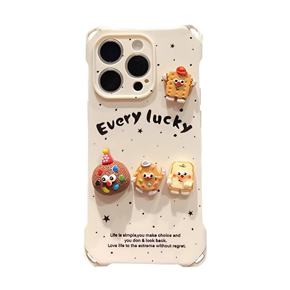 Cookie Character iPhone Case Strap 3D