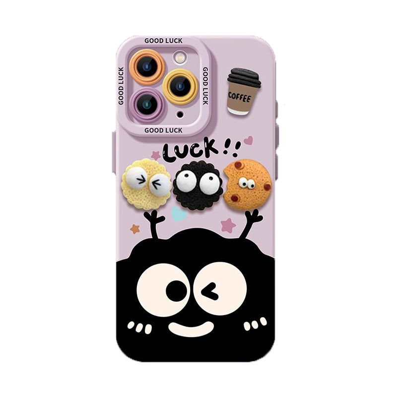 ビッグアイ キャラクター iPhoneケース 白背景商品画像 05