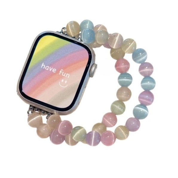 Cat's Eye Bead Apple Watch Band Pastel