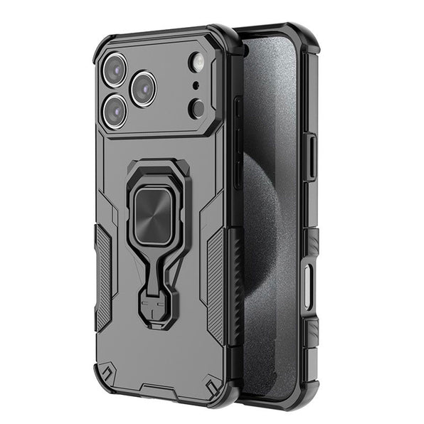 カード収納付きiPhoneケース｜手首ストラップ×レザー