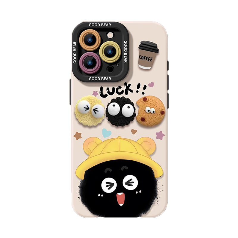 ビッグアイ キャラクター iPhoneケース 白背景商品画像 07