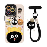 ビッグアイ キャラクター iPhoneケース 白背景商品画像 08