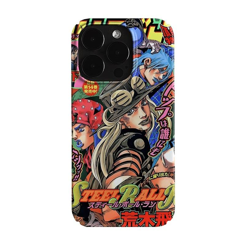 イラスト＆カバーアート iPhoneケース コラージュ（マルチ） 装着イメージ