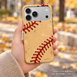 キャラメルベースボール iPhone 17 Pro 元の手持ちシーン 装着イメージ
