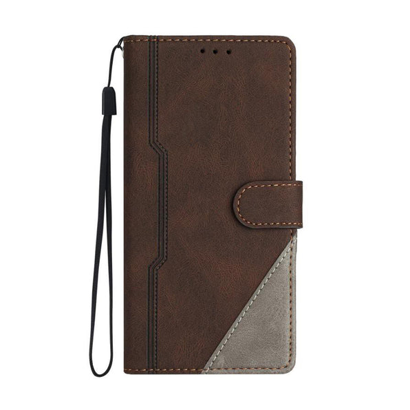 Two-Tone Wallet & Stand Feature Shockproof Folio Phone Case (6 colors available)