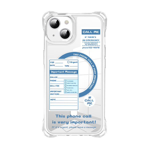 Retro Telephone Motif Strap & Stand Magnetic Smartphone Case