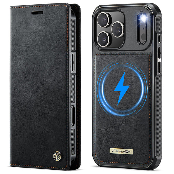 Retro Wallet & Detachable MagSafe Compatible Folio Phone Case with Stand Function (Available in 5 Colors)