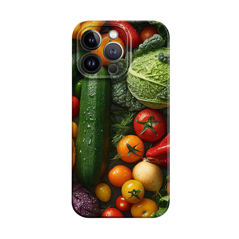 野菜フードデザインiPhoneケースフィルム加工スマホケース