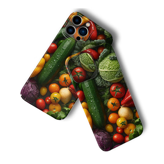 野菜フードデザインiPhoneケースフィルム加工スマホケース