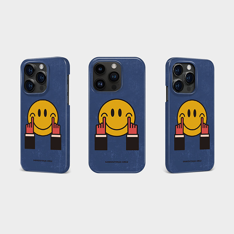 「iPhone17ケース 新入荷」可愛い癒し系スマイリーフェイススマホケース