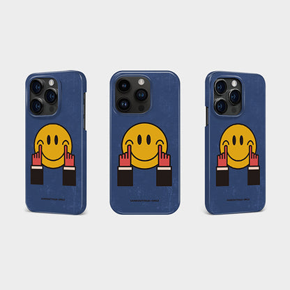 「iPhone17ケース 新入荷」可愛い癒し系スマイリーフェイススマホケース