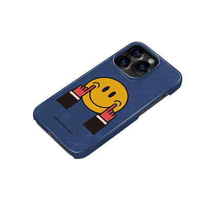 「iPhone17ケース 新入荷」可愛い癒し系スマイリーフェイススマホケース