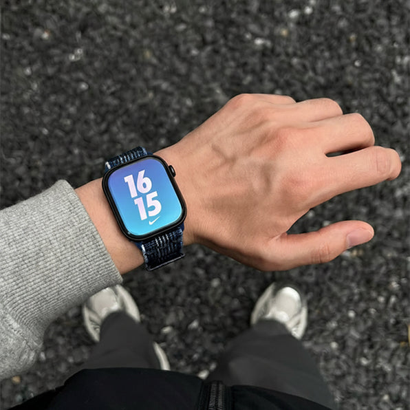 魔術貼尼龍編織 Apple Watch 錶帶