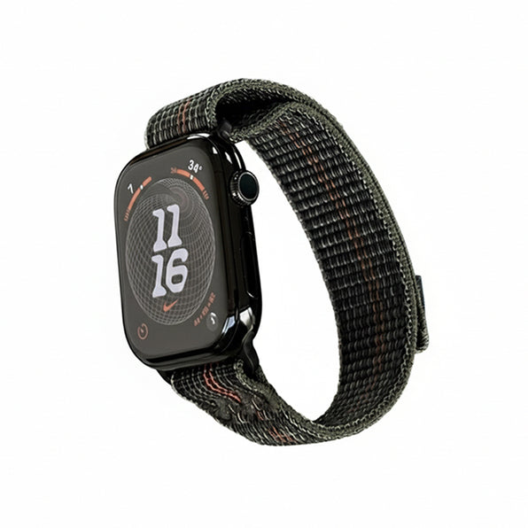簡約魔鬼氈尼龍編織Apple Watch錶帶